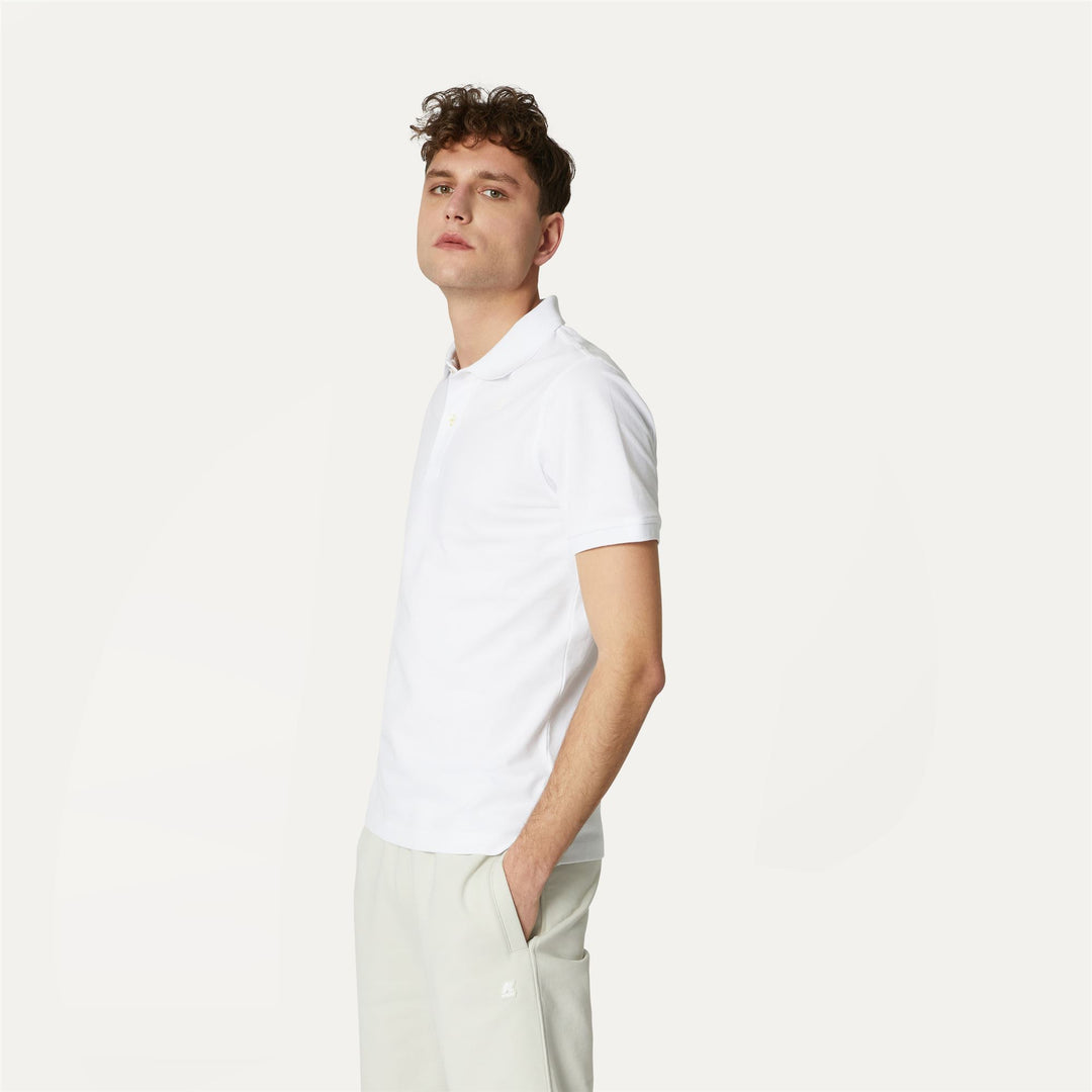 Polo Shirts Man VINNIE Polo WHITE Detail (jpg Rgb)			