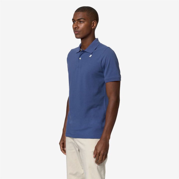 Polo Shirts Man VINNIE Polo BLUE FIORD Detail (jpg Rgb)			