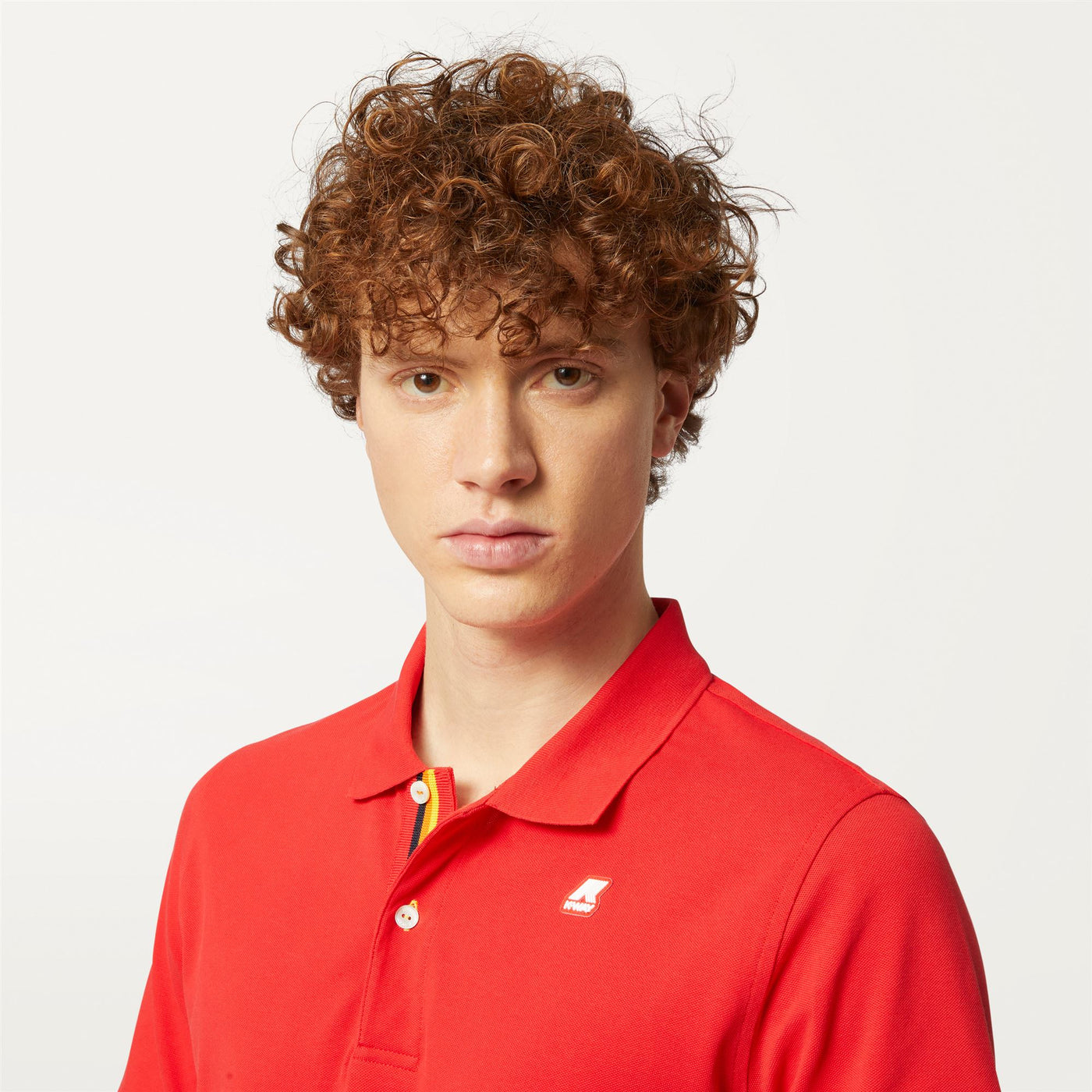 Polo Shirts Man VINNIE Polo RED Detail Double				