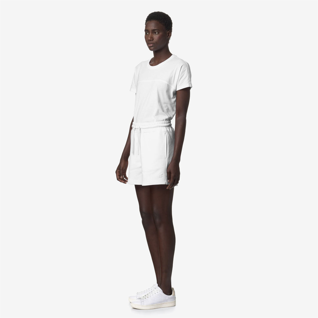 Shorts Woman RIKA Sport  Shorts WHITE Detail (jpg Rgb)			