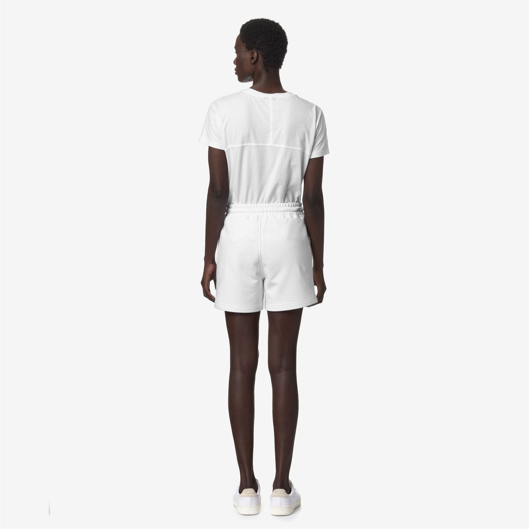 Shorts Woman RIKA Sport  Shorts WHITE Dressed Front Double		