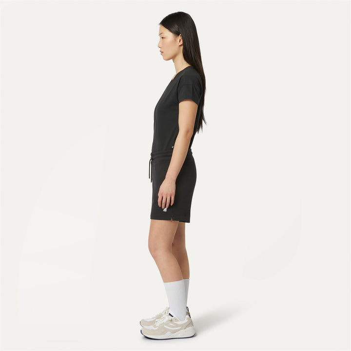 Shorts Woman RIKA Sport  Shorts BLACK PURE Detail (jpg Rgb)			