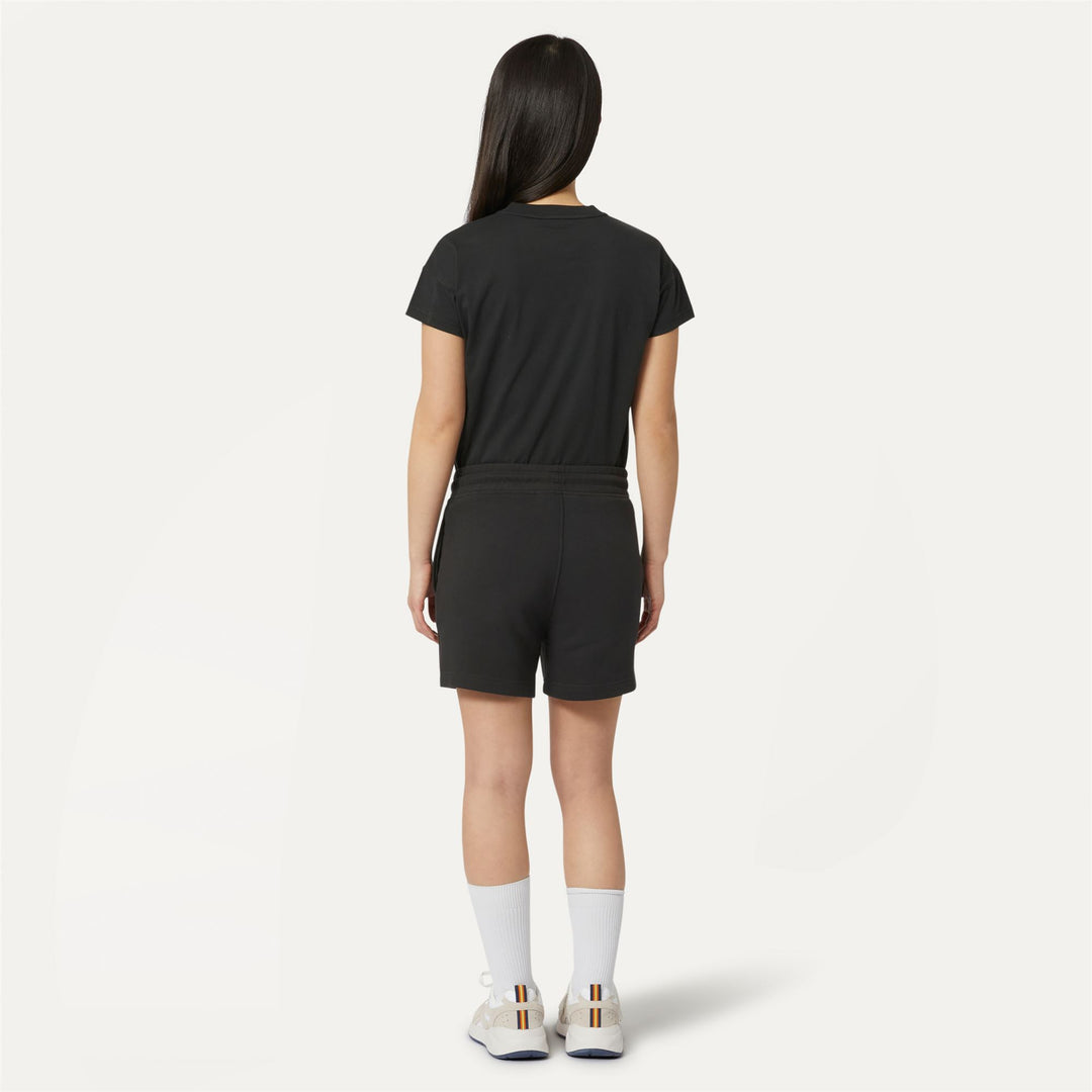 Shorts Woman RIKA Sport  Shorts BLACK PURE Dressed Front Double		