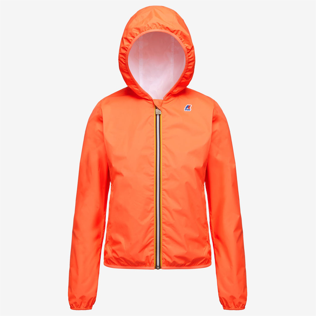 Jackets Woman Lily Plus Double Fluo Short RED FLUO-WHITE Photo (jpg Rgb)			