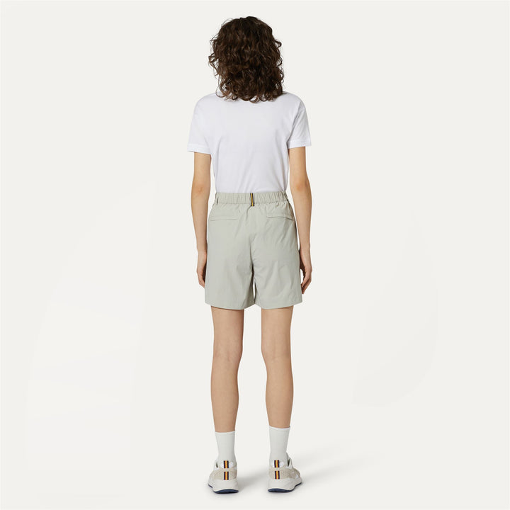 Shorts Woman NOISE CHINO BEIGE LT Dressed Front Double		