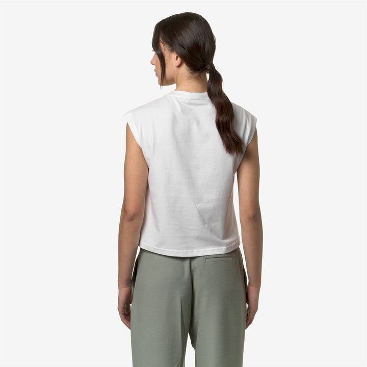 T-ShirtsTop Woman LIMMY Top WHITE Dressed Front Double		
