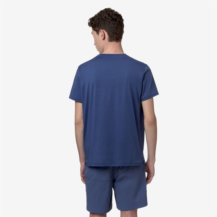 T-ShirtsTop Man MONTOUR T-Shirt BLUE FIORD Dressed Front Double		