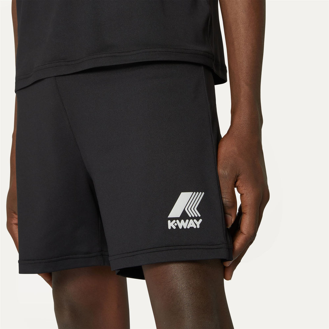 Shorts Man TYLER Sport  Shorts BLACK PURE Detail Double				