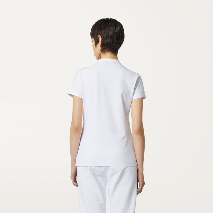T-ShirtsTop Woman ONDINE T-Shirt WHITE Dressed Front Double		