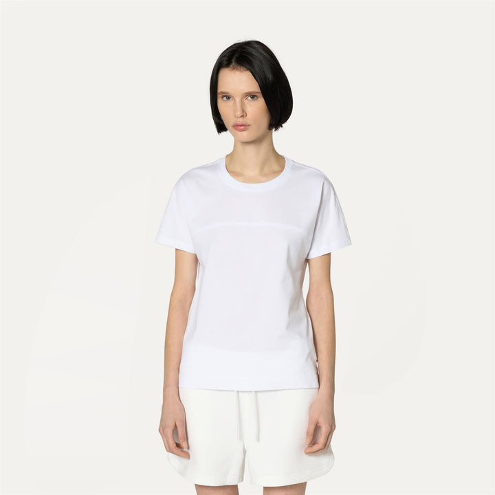 T-ShirtsTop Woman GIZELLE T-Shirt WHITE Dressed Back (jpg Rgb)		