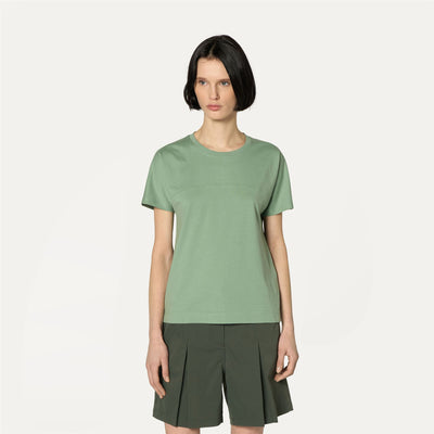 T-ShirtsTop Woman GIZELLE T-Shirt GREEN BAY Dressed Back (jpg Rgb)		