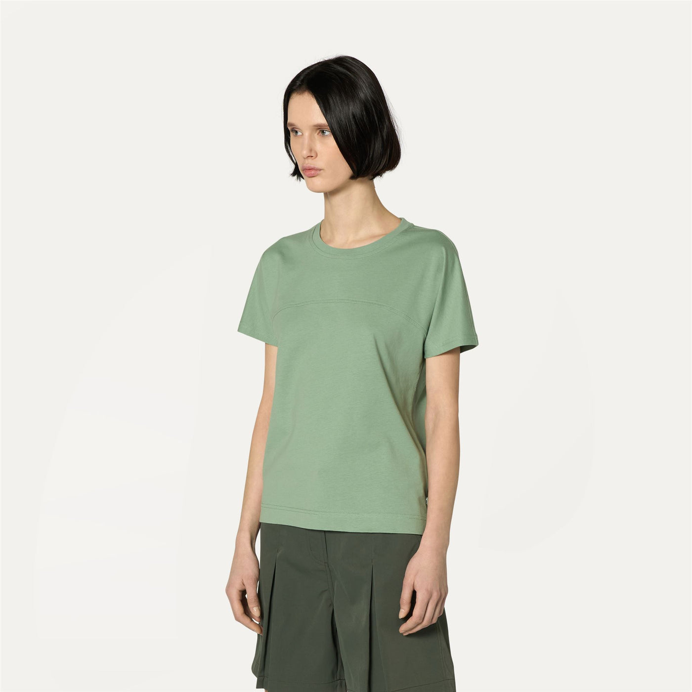 T-ShirtsTop Woman GIZELLE T-Shirt GREEN BAY Detail (jpg Rgb)			
