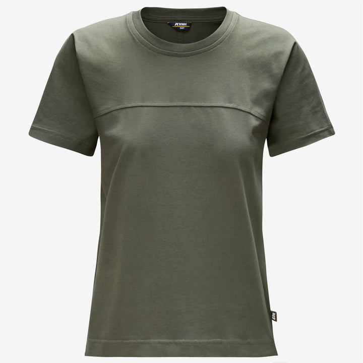 T-ShirtsTop Woman GIZELLE T-Shirt GREEN BLACKISH Photo (jpg Rgb)			