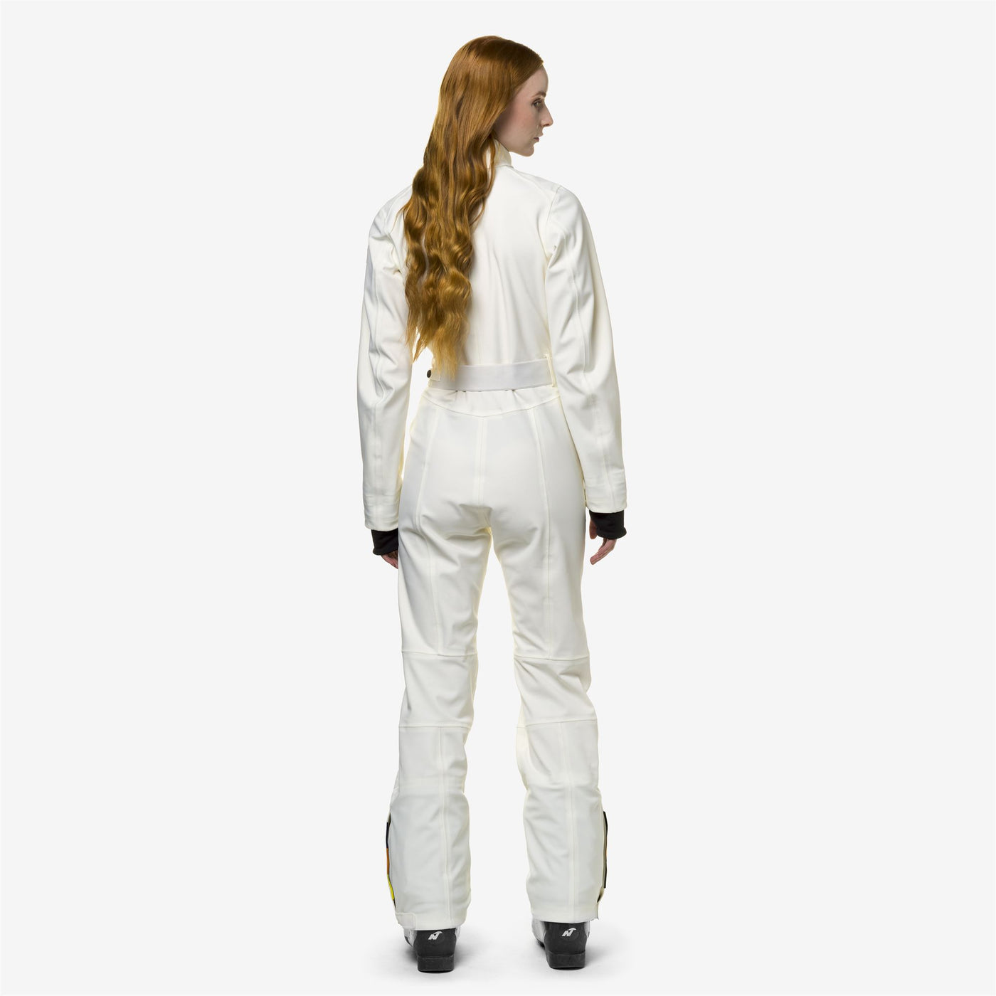 Sport Suits Woman LECHERE ICONIC LOGO Coverall Suit WHITE G-RED-BLUE R Dressed Front Double		