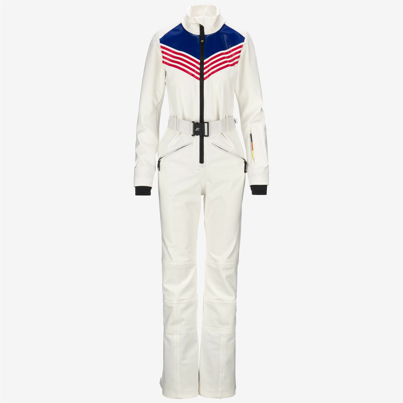 Sport Suits Woman LECHERE ICONIC LOGO Coverall Suit WHITE G-RED-BLUE R Photo (jpg Rgb)			