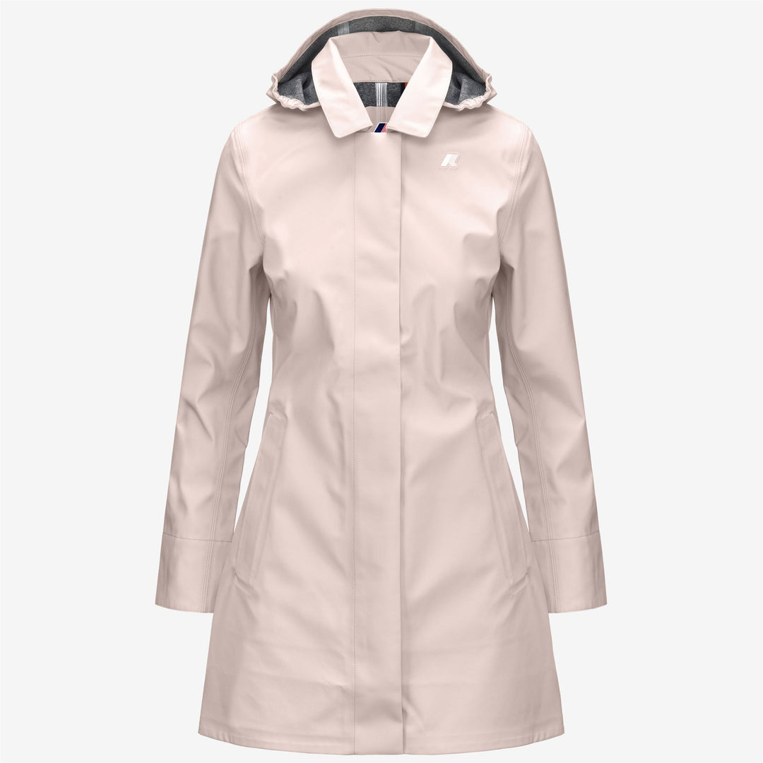 Gardenia Orange Women's Water-Resistant Mid Jacket for City Wear 01
