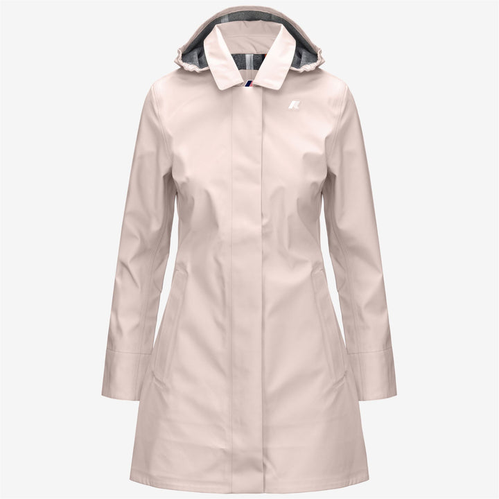Gardenia Orange Women's Water-Resistant Mid Jacket for City Wear 1