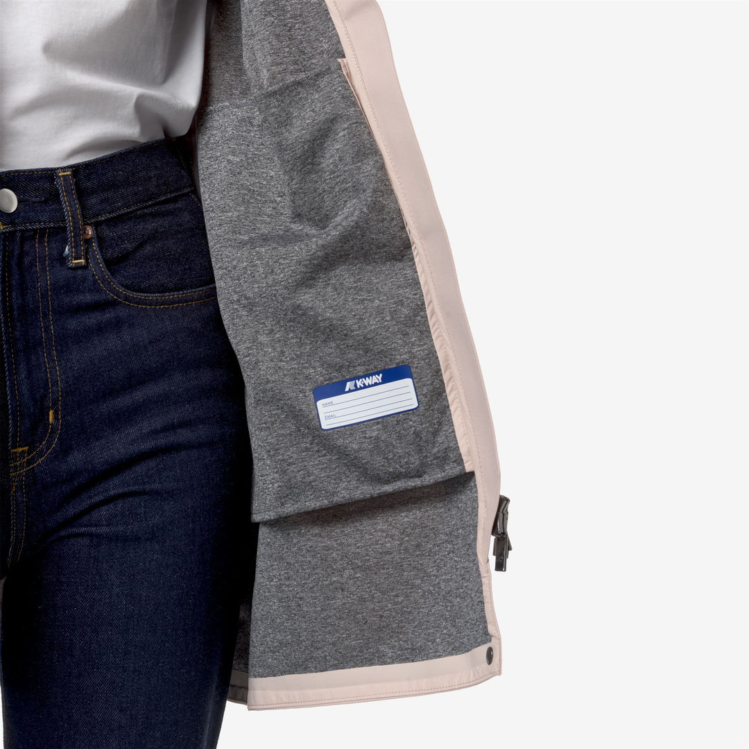 Gardenia Orange Women's Water-Resistant Mid Jacket for City Wear main