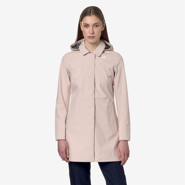 Gardenia Orange Women's Water-Resistant Mid Jacket for City Wear 3