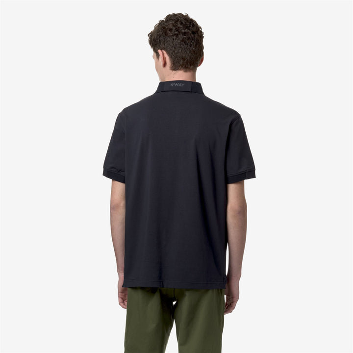 Blue Men's Stretch Cotton Polo Shirt for City Wear 6