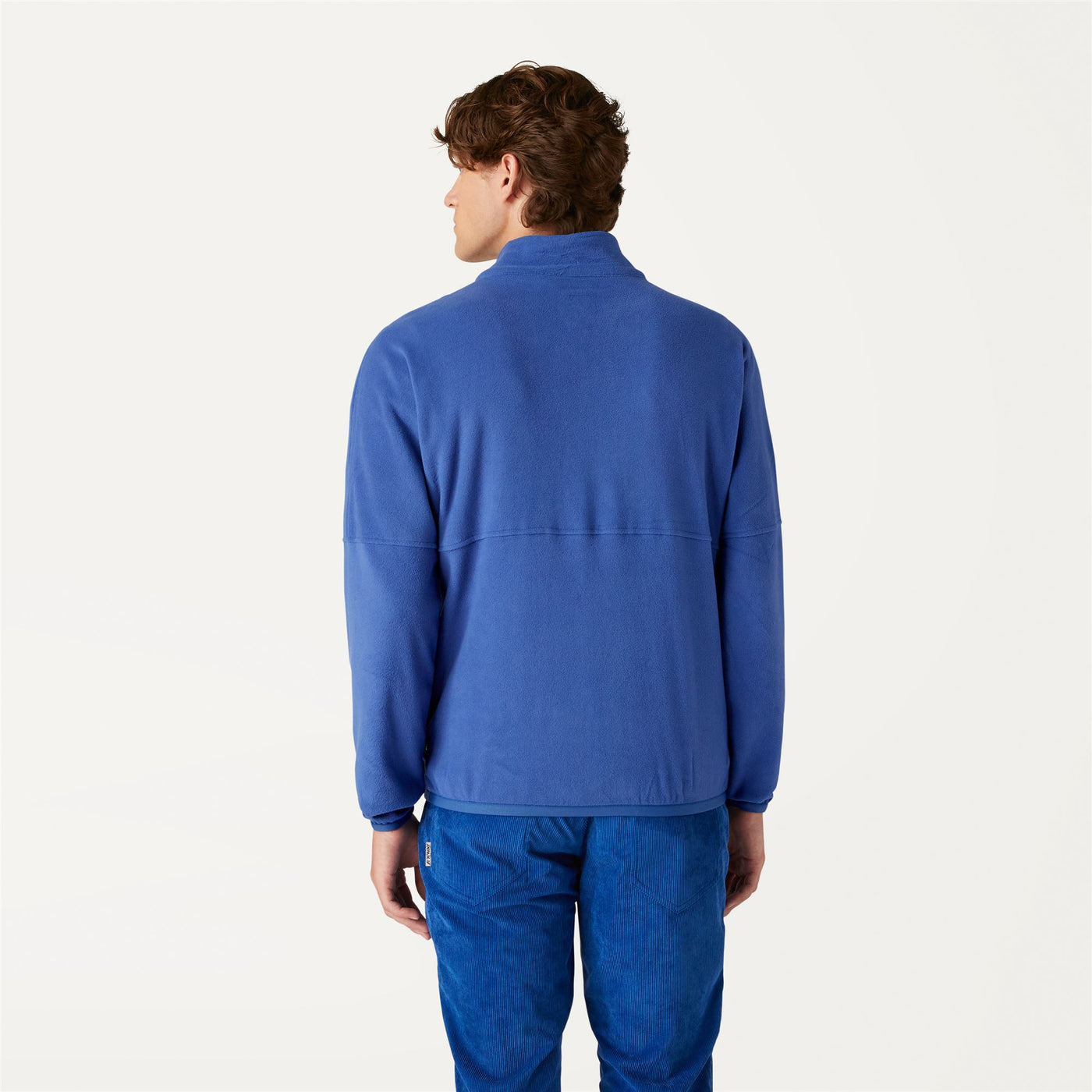 Fleece Unisex LE VRAI 2.1 AMIABLE ARNAS Jacket BLUE ROYAL MARINE Dressed Front Double		