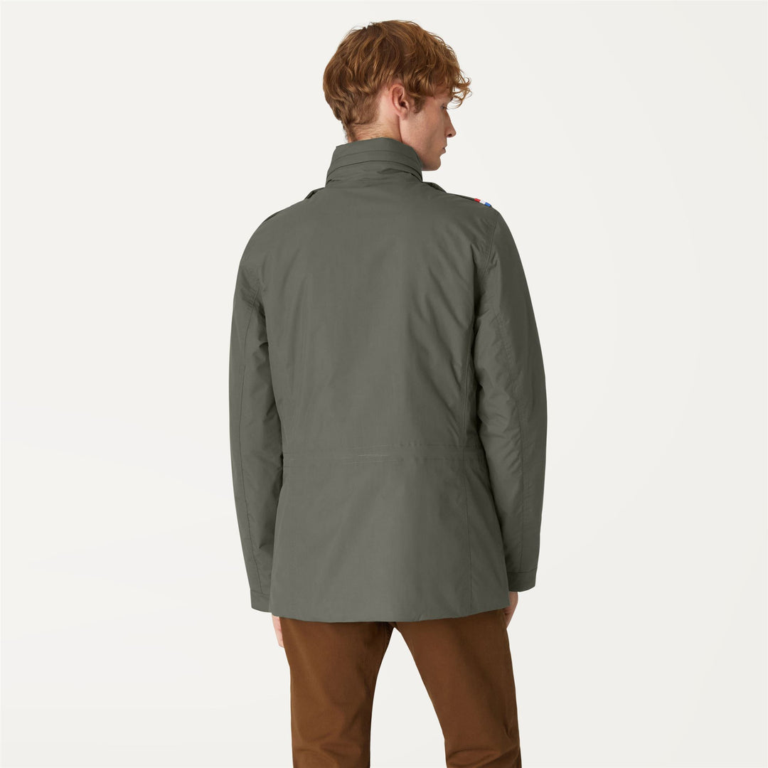 Jackets Man MANFIELD WARM OTTOMAN Mid GREEN BLACKISH BLUE DEPTH K