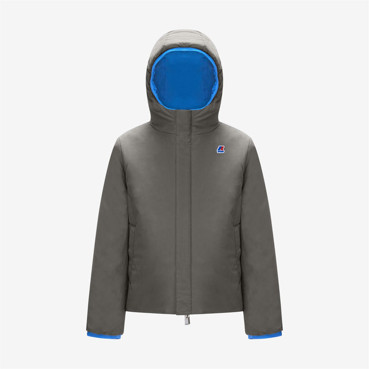 Giacca Calda Reversibile Blu Reale per Ragazzi con Isolamento Medio 2