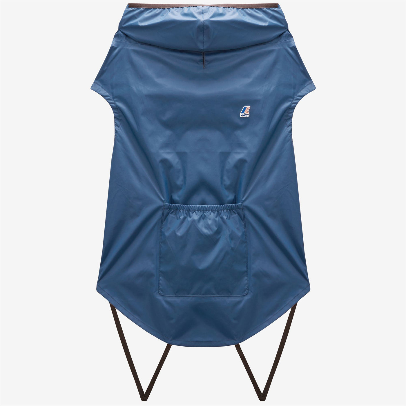 Jackets Unisex LE VRAI 3.0 HORATIO Dog Coat BLUE DEEP | kway Dressed Front (jpg Rgb)	