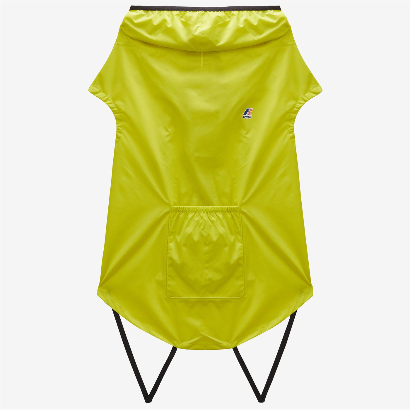Jackets Unisex LE VRAI 3.0 HORATIO Dog Coat GREEN LIME | kway Dressed Front (jpg Rgb)	