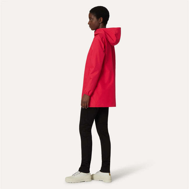 Jackets Woman SOPHIE STRETCH DOT Mid RED BERRY Detail (jpg Rgb)			