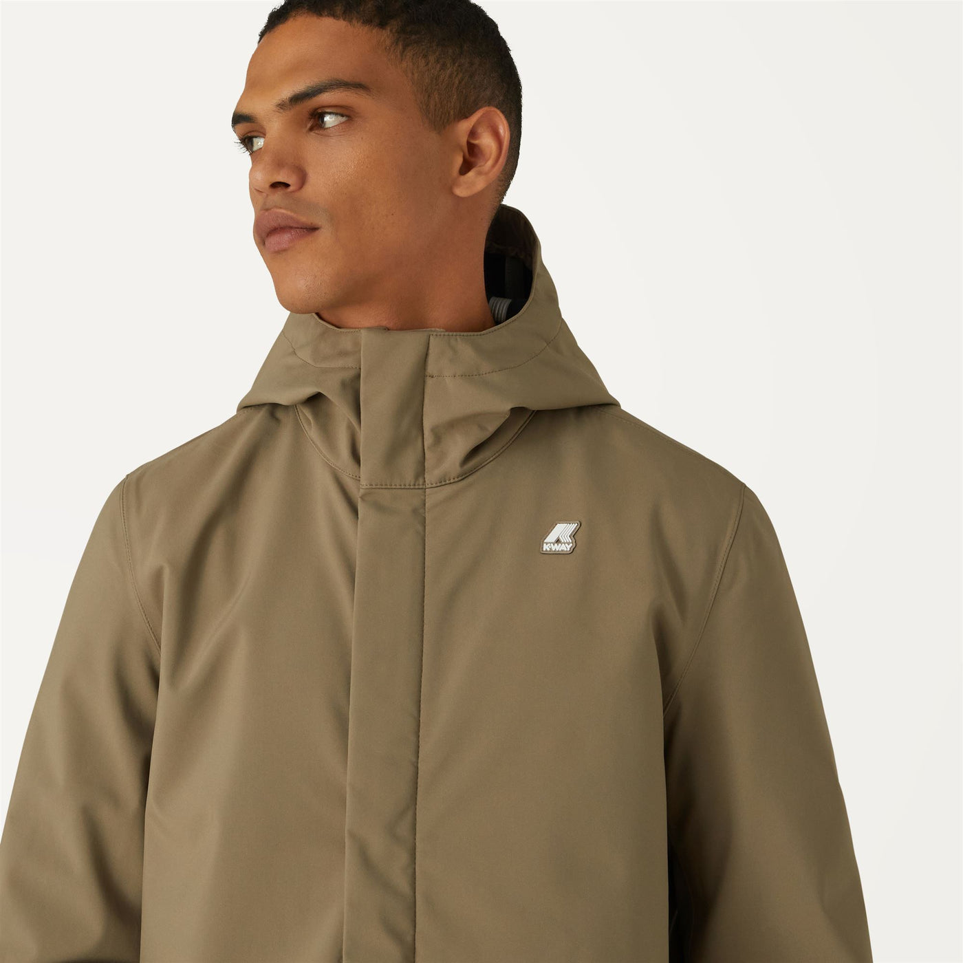 Piumino medio Uomo MARLYN BONDED BEIGE TAUPE blu scuro