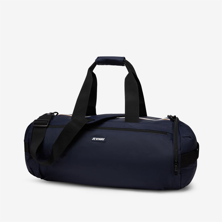 Bags Unisex MAREVILLE M Duffle BLUE DEPTH Dressed Front (jpg Rgb)	