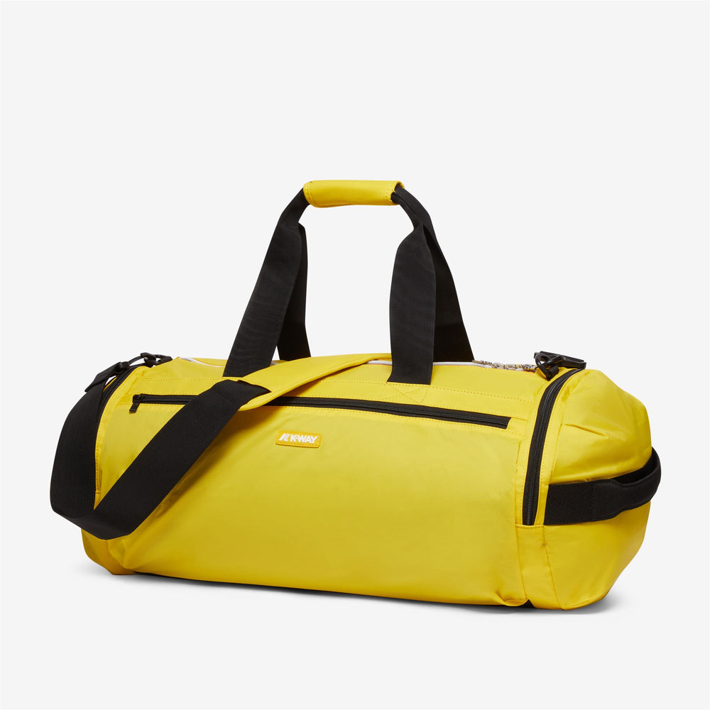 Bags Unisex MAREVILLE M Duffle YELLOW DK Dressed Front (jpg Rgb)	