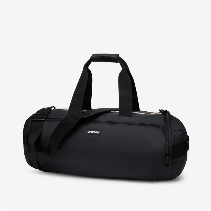 Bags Unisex MAREVILLE M Duffle BLACK PURE Dressed Front (jpg Rgb)	