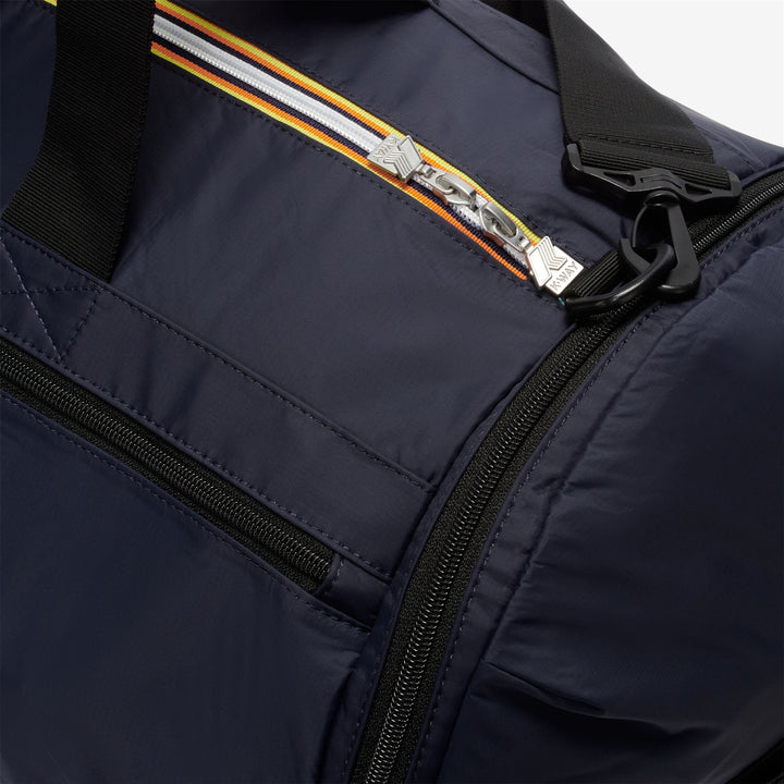 Bags Unisex MAREVILLE L Duffle BLUE DEPTH Dressed Side (jpg Rgb)		
