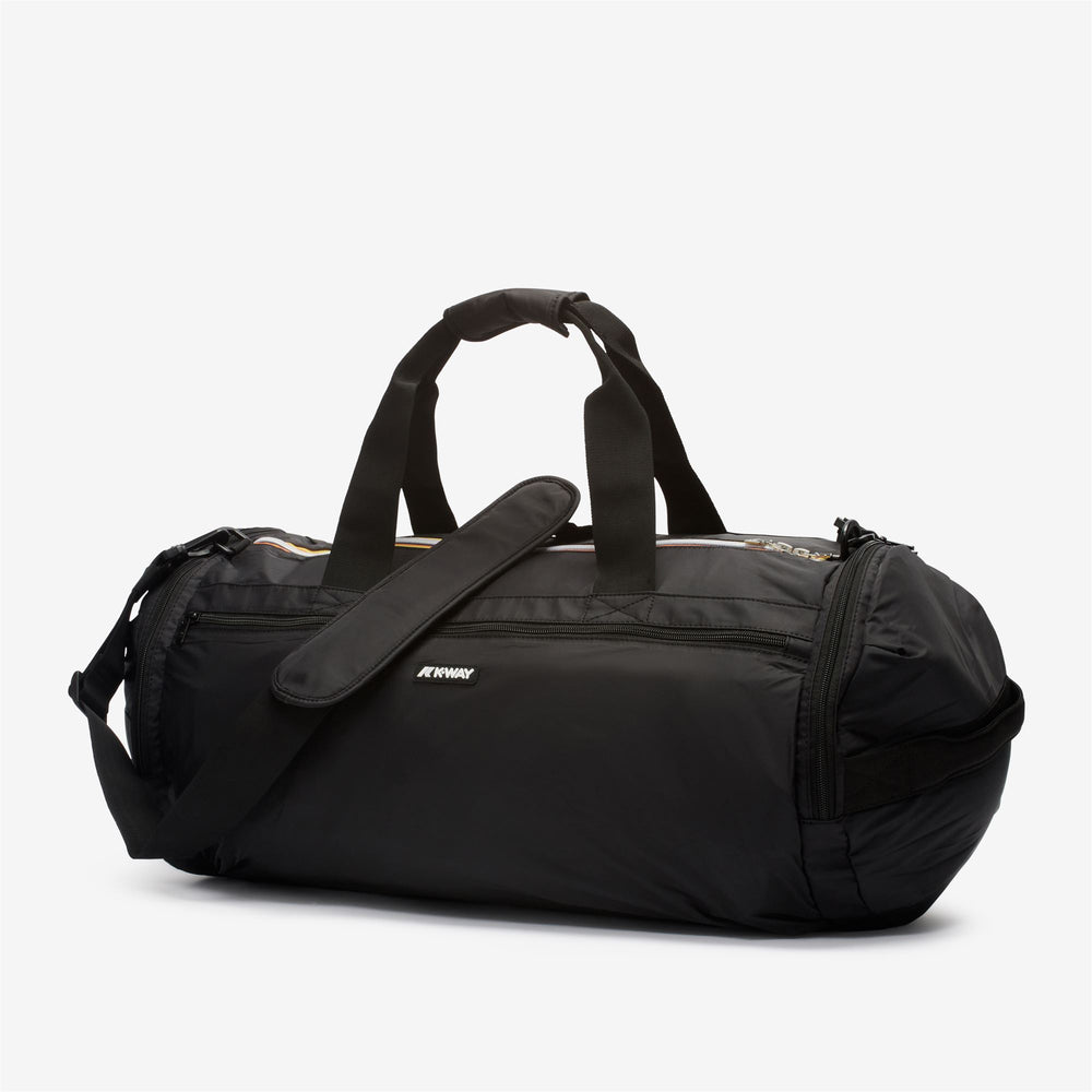 Bags Unisex MAREVILLE L Duffle BLACK PURE Dressed Front (jpg Rgb)	