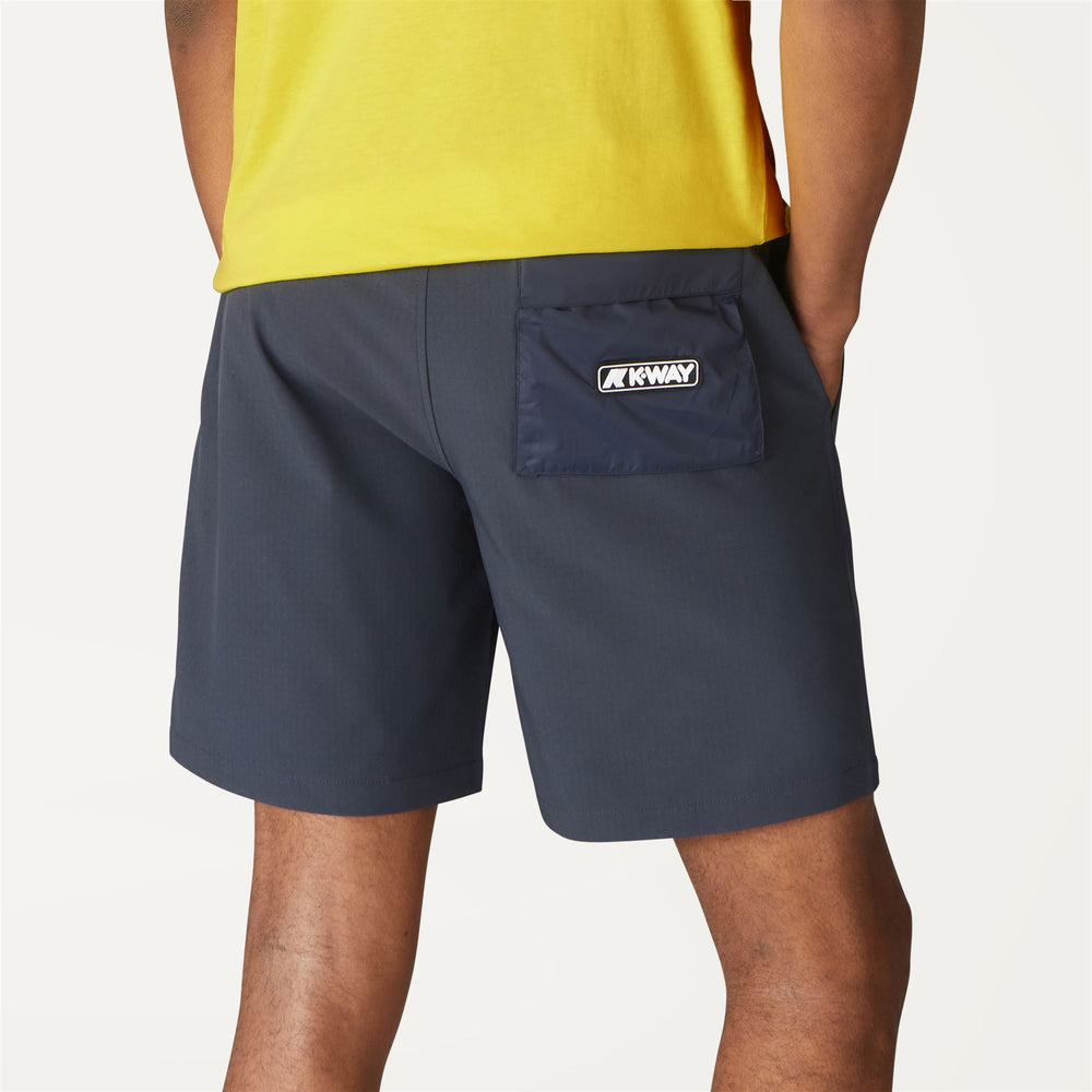 Shorts Unisex MIXMAKE DORIT Sport  Shorts BLUE DEPTH Detail Double				