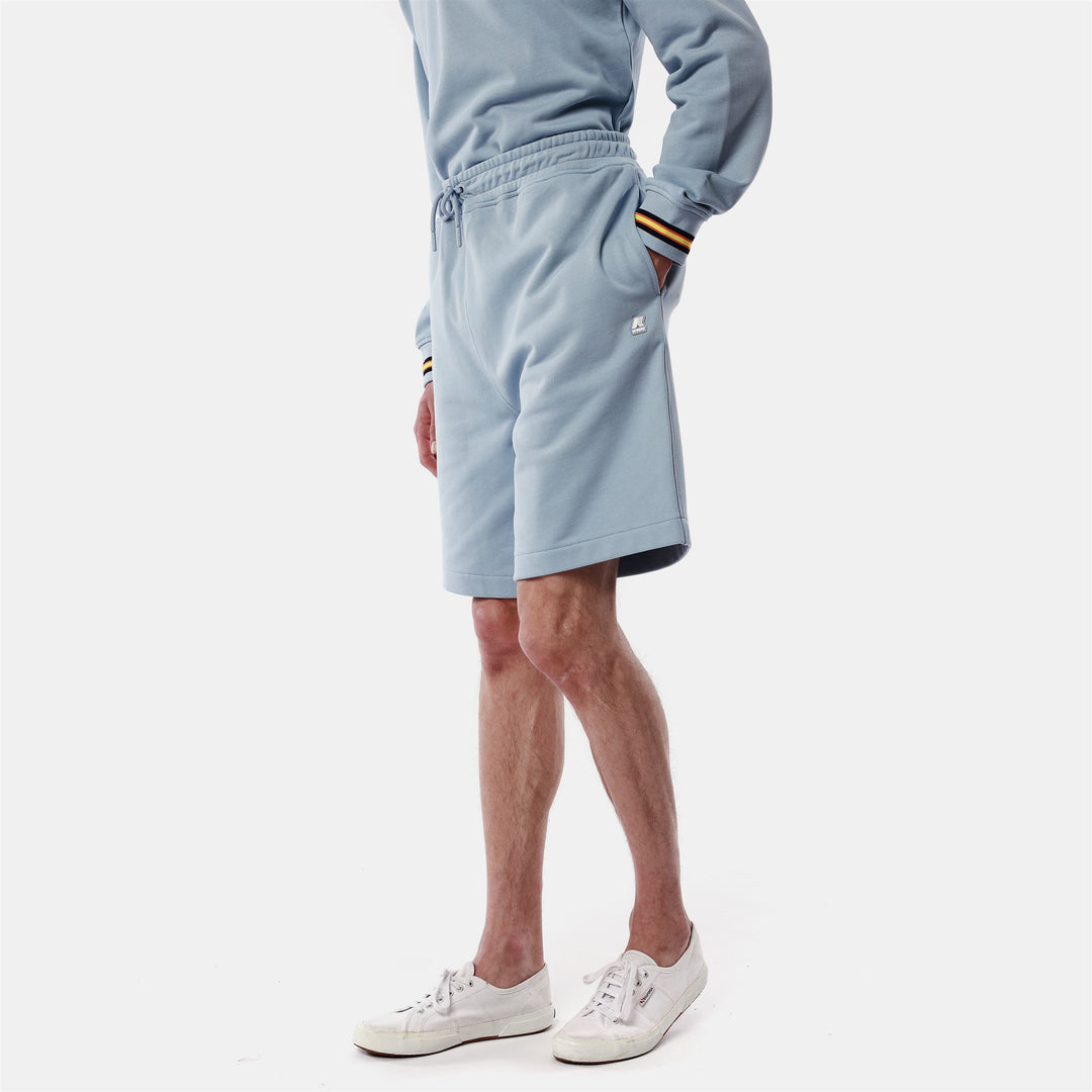 Shorts Man ERIK TAPE CHINO BLUE AVIO Dressed Side (jpg Rgb)		