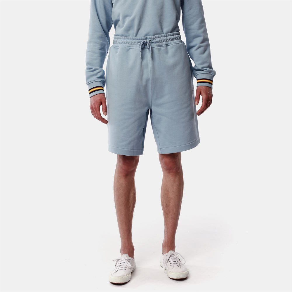 Shorts Man ERIK TAPE CHINO BLUE AVIO Dressed Front (jpg Rgb)	