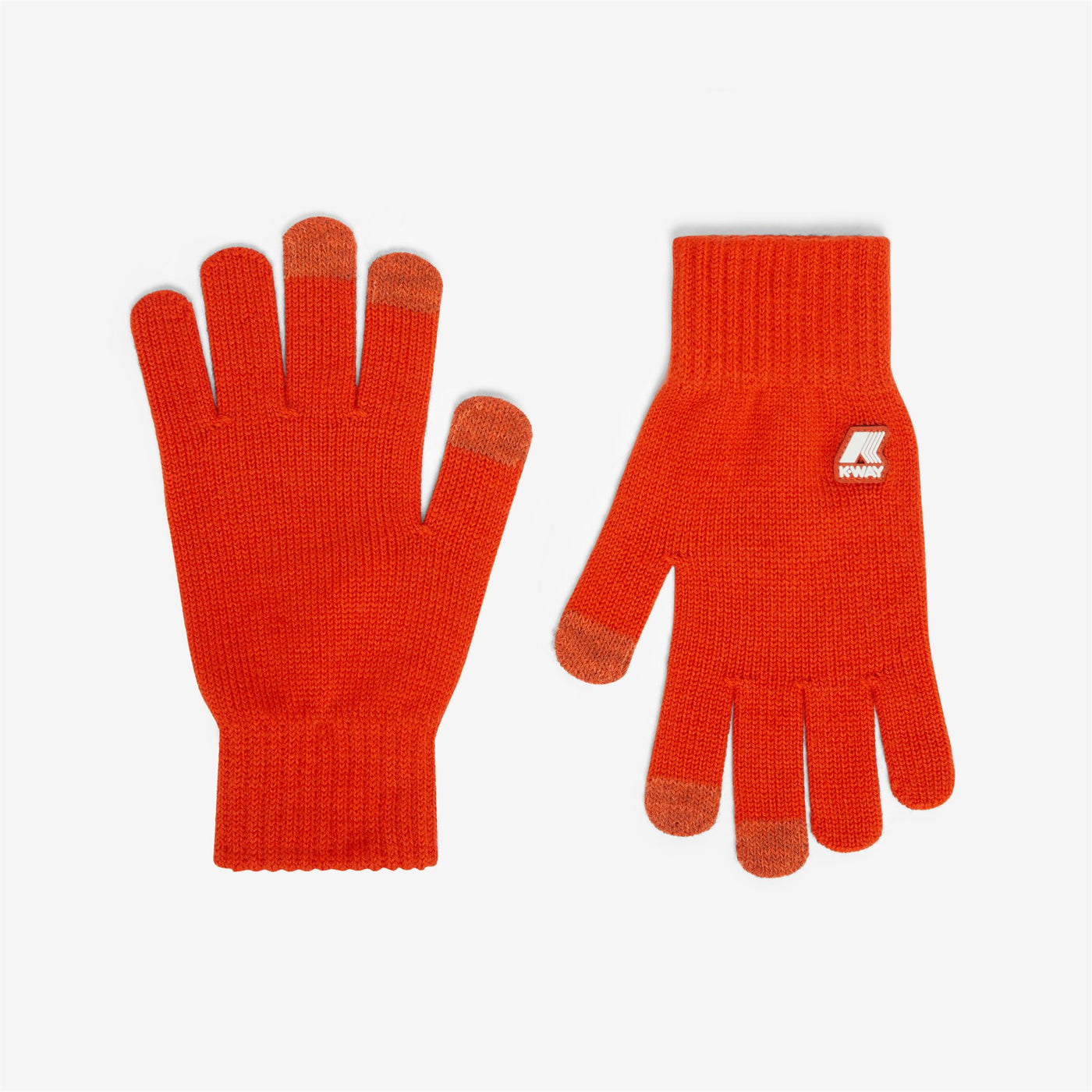 Gloves Unisex ALFRED CARDIGAN STITCH WOOL Glove ORANGE PUMPKIN Photo (jpg Rgb)			