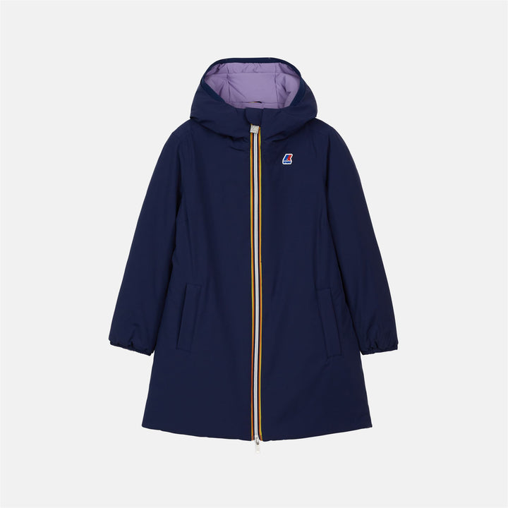 Giacca Invernale Reversibile Blu Viola per Ragazze con Isolamento 1