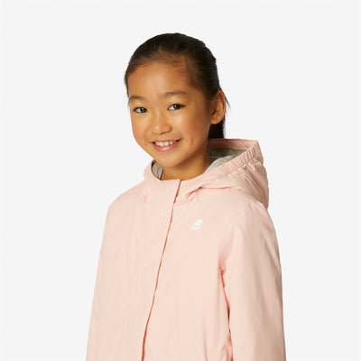 Jackets Girl P. SOPHIE MICRO RIPSTOP MARMOTTA Mid PINK DAFNE - GREY Detail Double				
