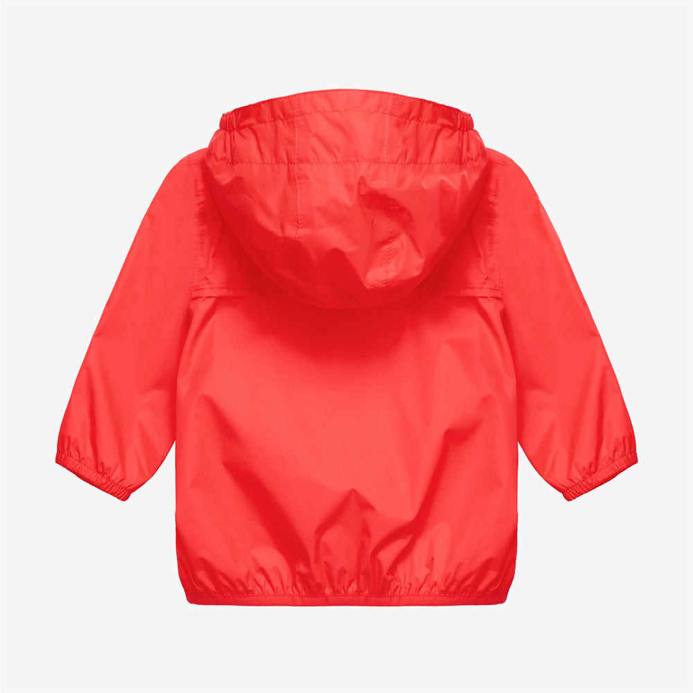 Jackets Kid unisex E. LE VRAI 3.0 CLAUDINE Mid RED PAPAVERO Dressed Back (jpg Rgb)		
