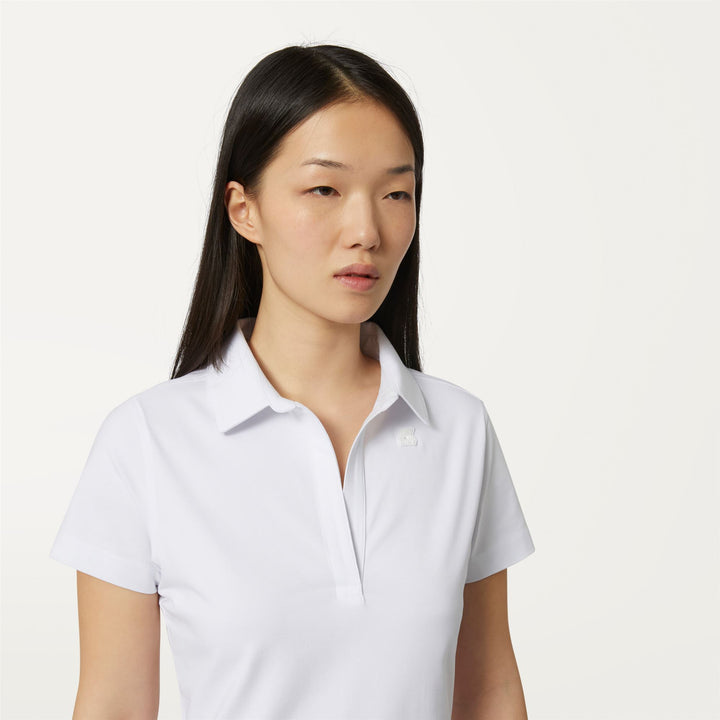 Polo Shirts Woman CHARLETTE Polo WHITE Detail Double				
