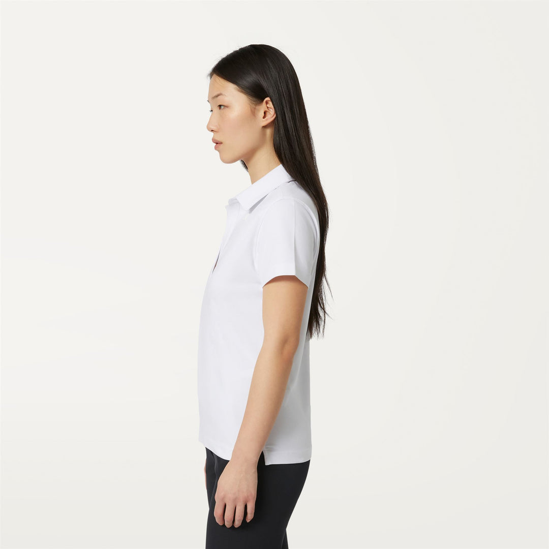Polo Shirts Woman CHARLETTE Polo WHITE Detail (jpg Rgb)			