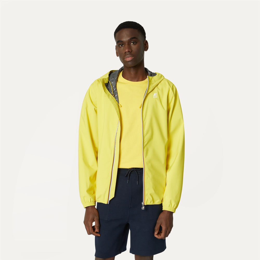 Sunstruck Yellow Men's Waterproof Urban Short Jacket 02