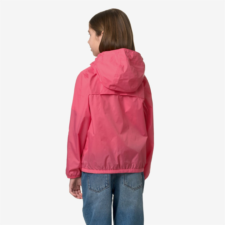 Jackets Kid unisex P. LE VRAI 3.0 CLAUDE Mid PINK MD Dressed Front Double		