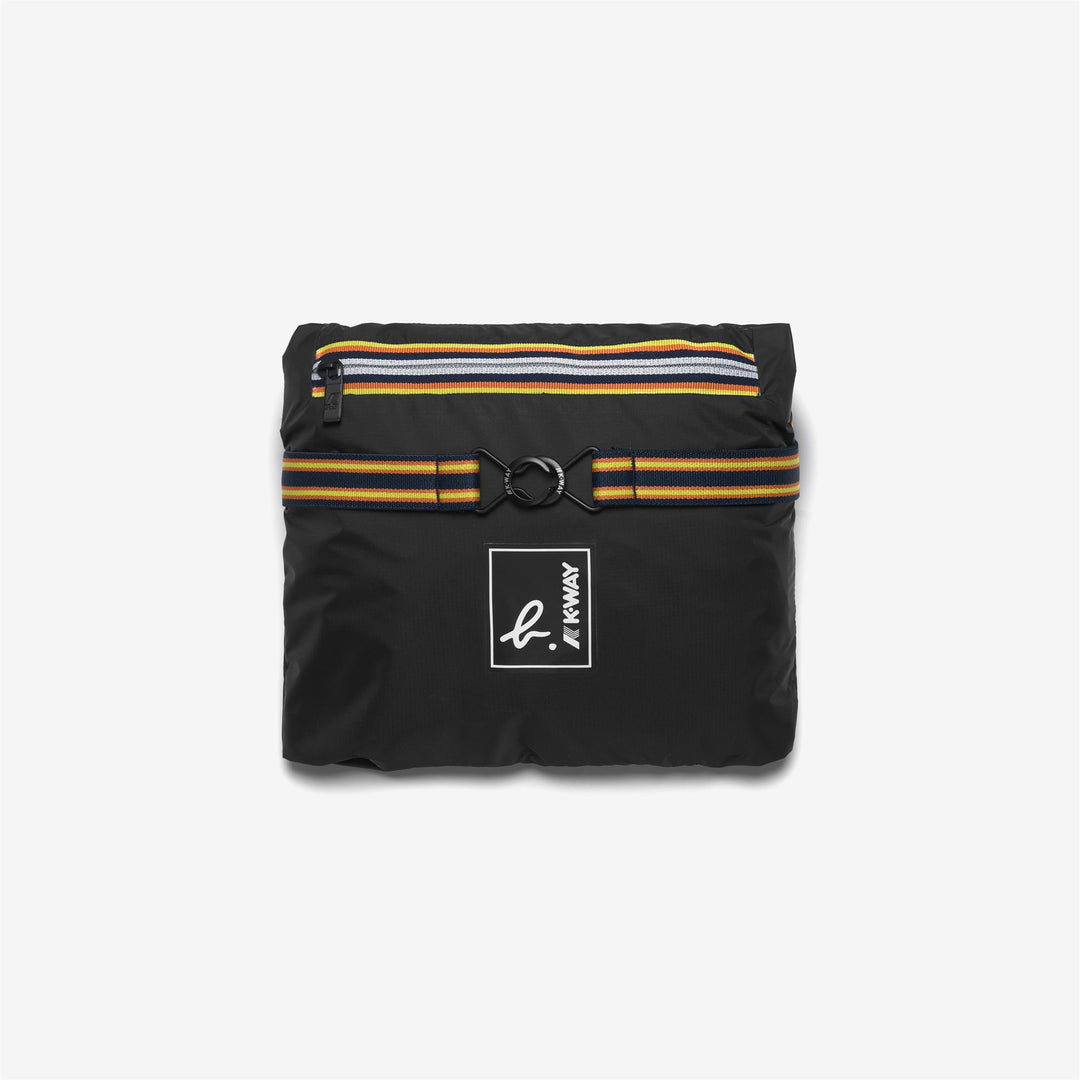 Black unisex 3/4 Length Waterproof Jacket with Adjustable Hood main