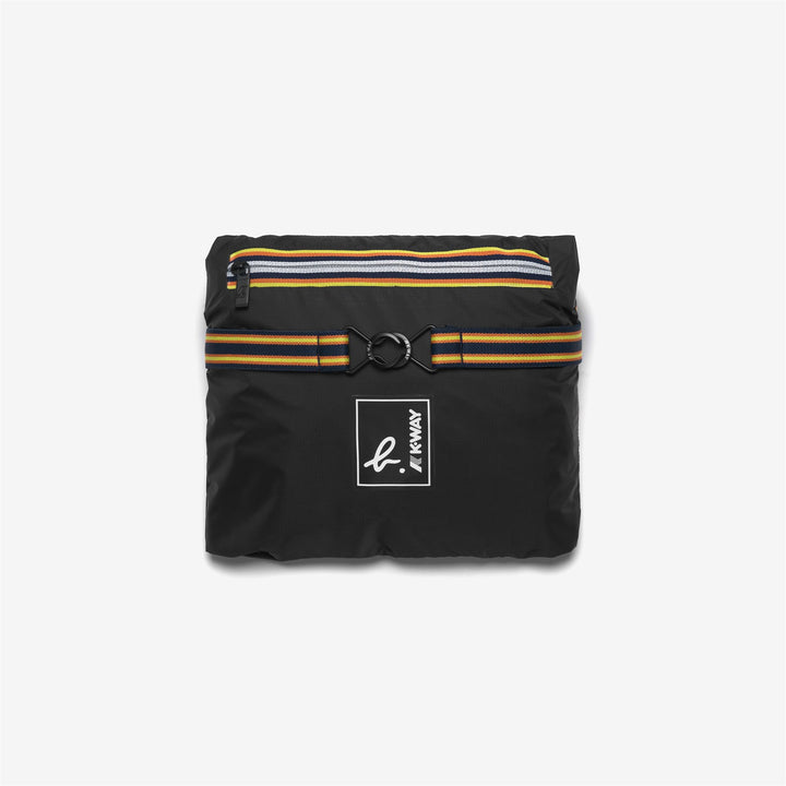 Black unisex 3/4 Length Waterproof Jacket with Adjustable Hood 2