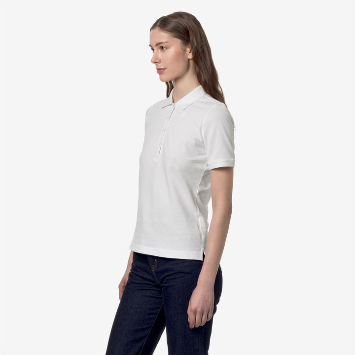 Polo Shirts Woman ALI Polo WHITE Detail (jpg Rgb)			